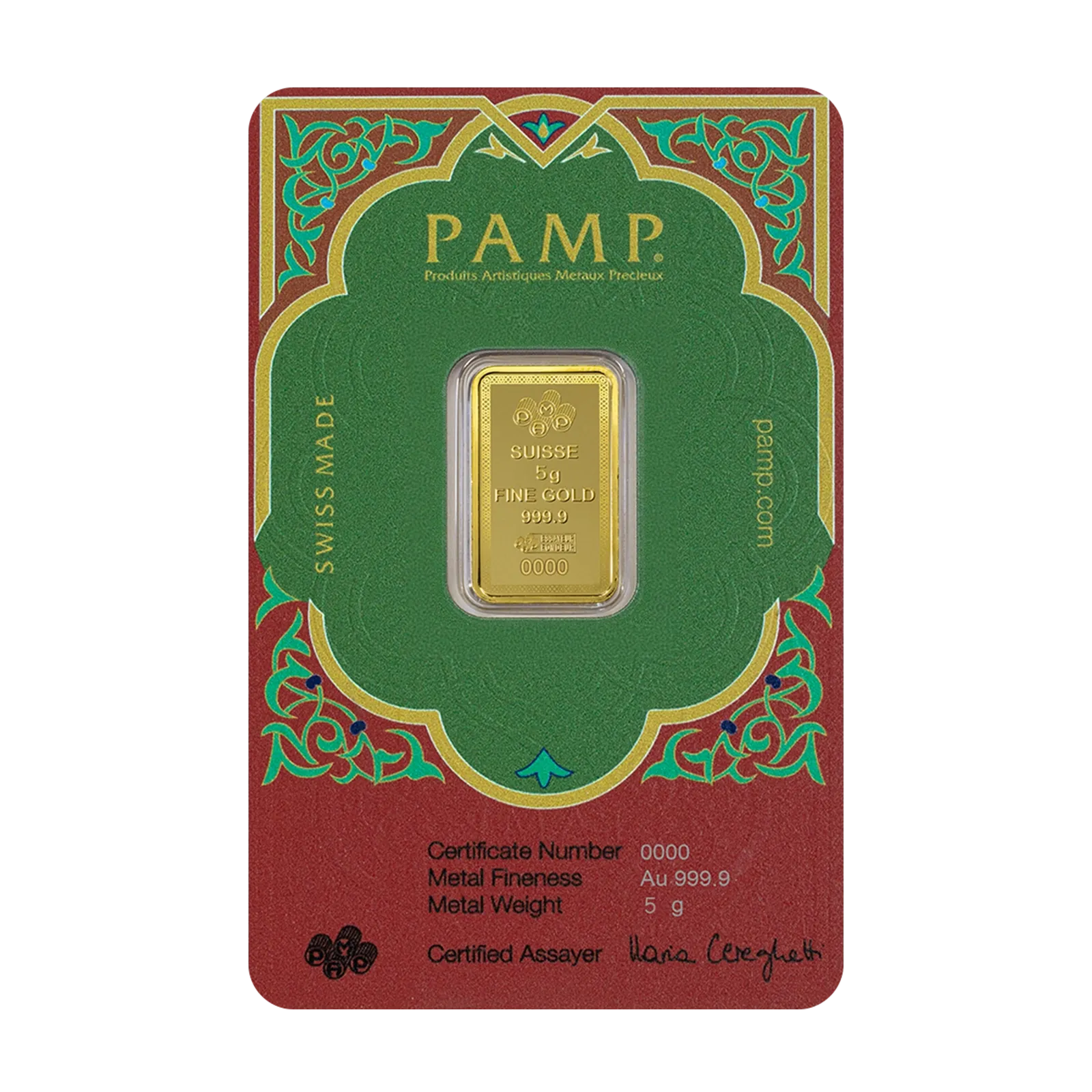 5g PAMP Ayatul Kursi Gold Bar (999.9) 4